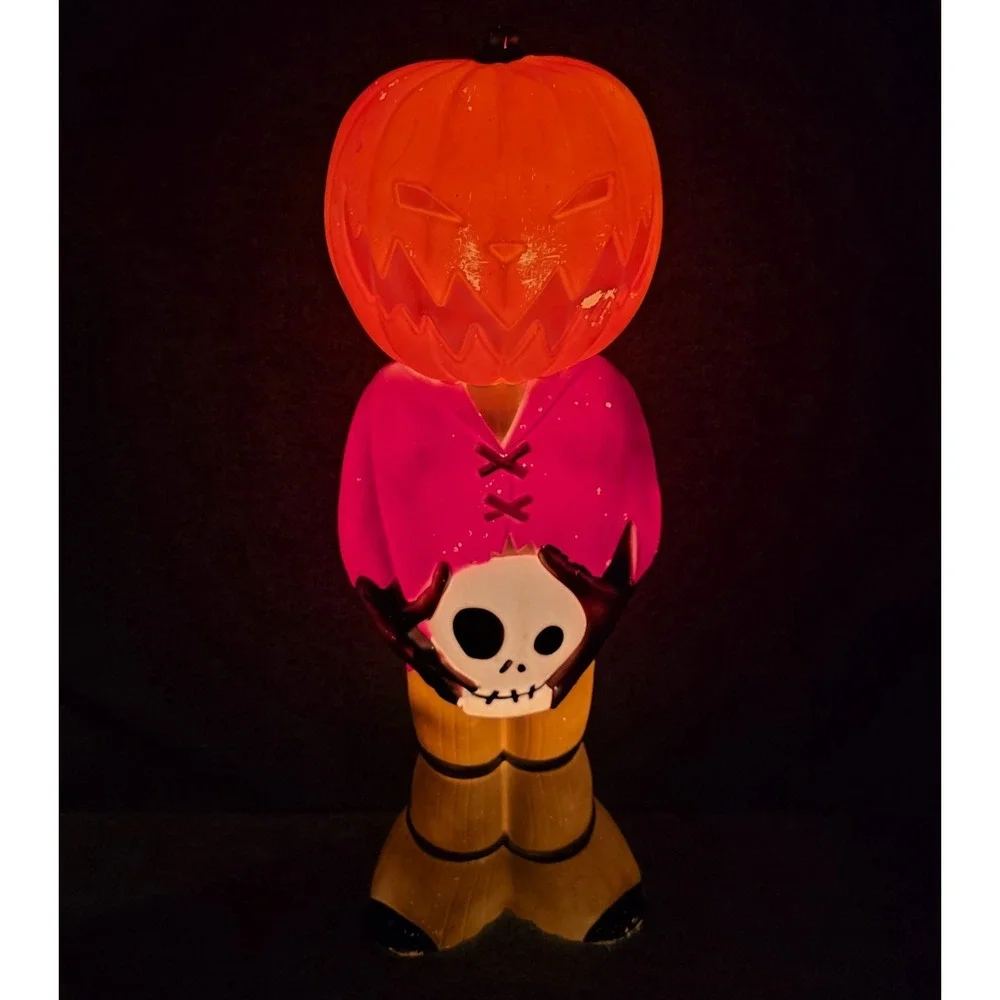 Disney Tim Burton's the Nightmare Before Christmas Blow Mold Light Up Halloween